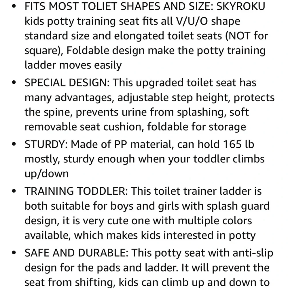 NWT Potty Training Seat with Step Stool Ladder
